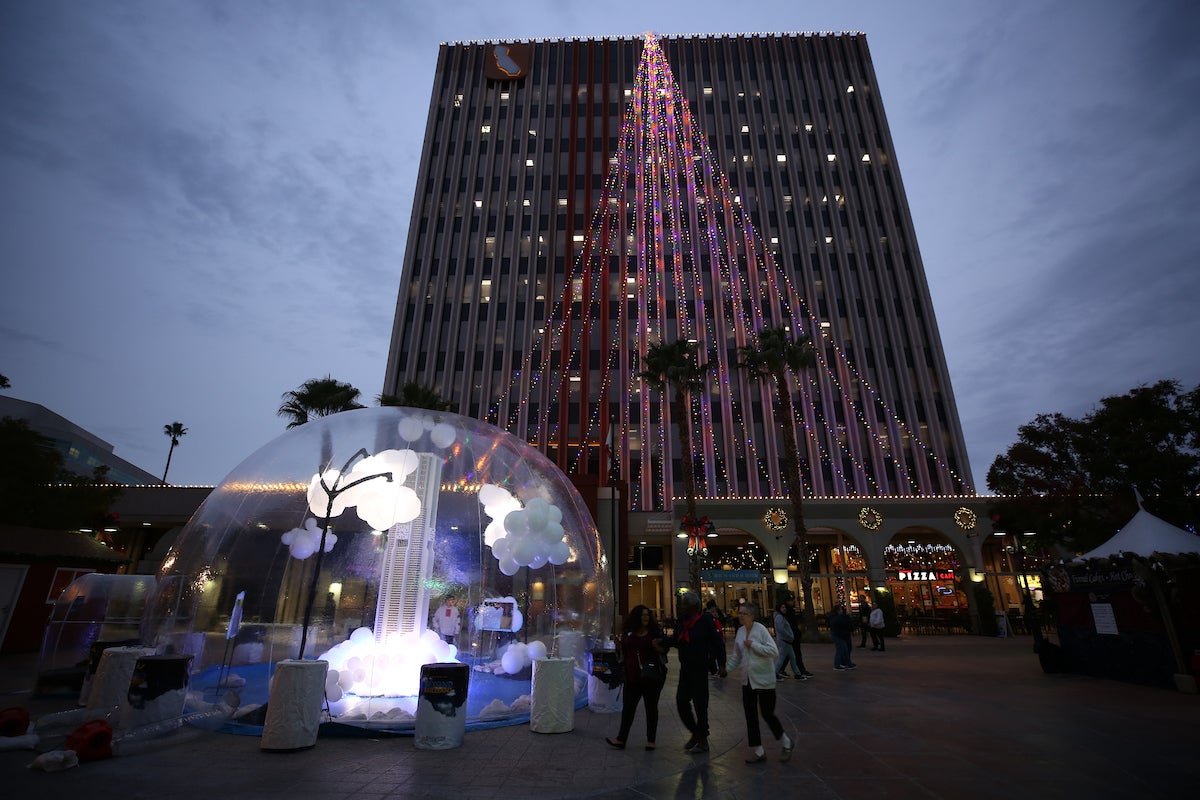 UCR adds snow globe experience to Festival of Lights Inside UCR UC